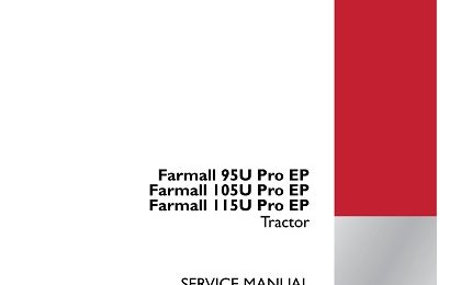 Case Ih Farmall 95U, 105U, 115U Pro EP Tractor Service Manual