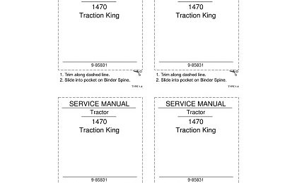 Case IH 1470 Traction King Tractor Service Repair Manual