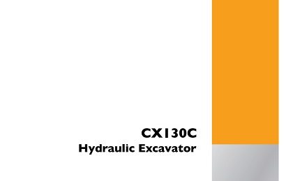 Case CX130C Hydraulic Excavator Service Manual