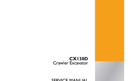 Case CX130D Crawler Excavator Service Manual