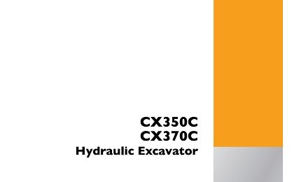 Case CX500C Crawler Excavator Service Manual