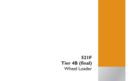 Case 521F Tier 4B (final) Wheel Loader Service Manual