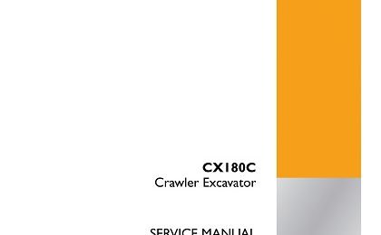 Case CX180C Crawler Excavator Service Manual