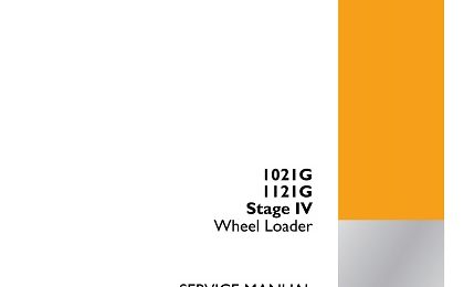CASE 1021G ,1121G Stage IV Wheel Loader Service Manual