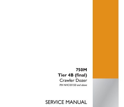 Case 750M Tier 4B (final) Crawler Dozer Service Manual