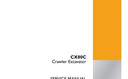Case CX80C Crawler Excavator Service Manual