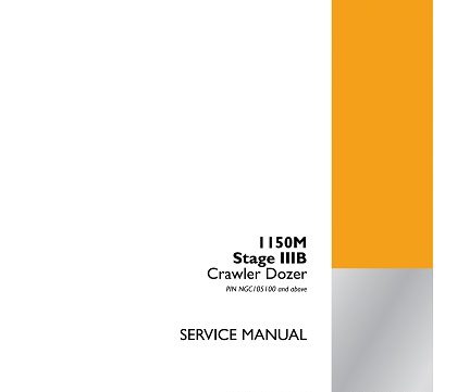 Case 1150M Stage IIIB Crawler Dozer Service Manual