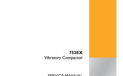 CASE 752EX Vibratory Compactor Service Manual