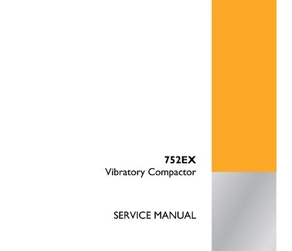 CASE 752EX Vibratory Compactor Service Manual