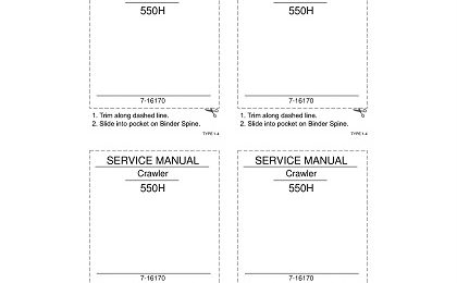 Case 550H Crawler Dozer Service Repair Manual