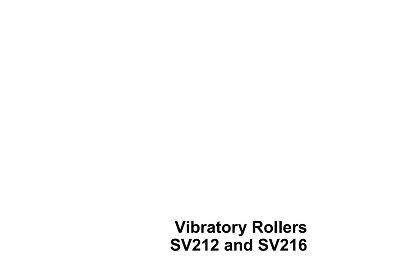 Case SV212, SV216 Vibratory Rollers Service Manual