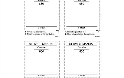 Case 650 Crawler Dozer Service Manual