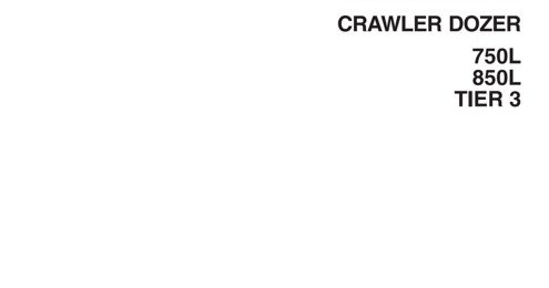 Case 750L ,850L Tier 3 Crawler Dozer Service Manual