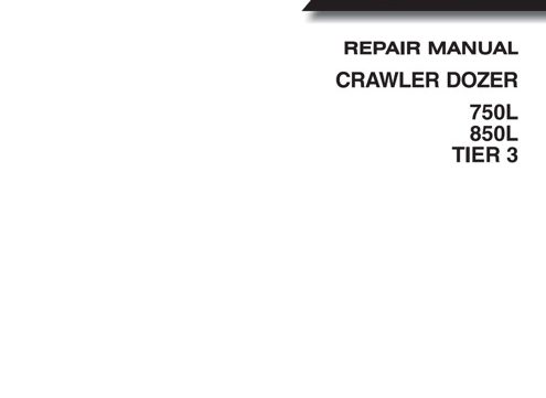 Case 750L ,850L Tier 3 Crawler Dozer Service Manual