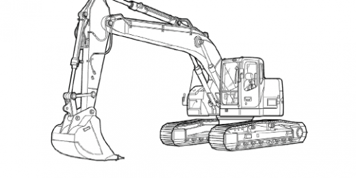 CASE CX225SR Crawler Excavator Service Manual