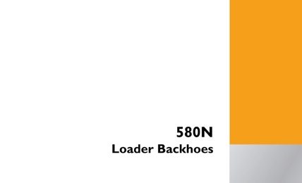 Case 580N Backhoe Loader Service Manual